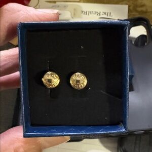 LV Earring Made From Bag Hardware